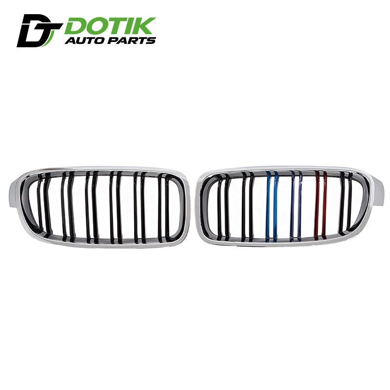 bmw f30 chrome trim m color slats grille