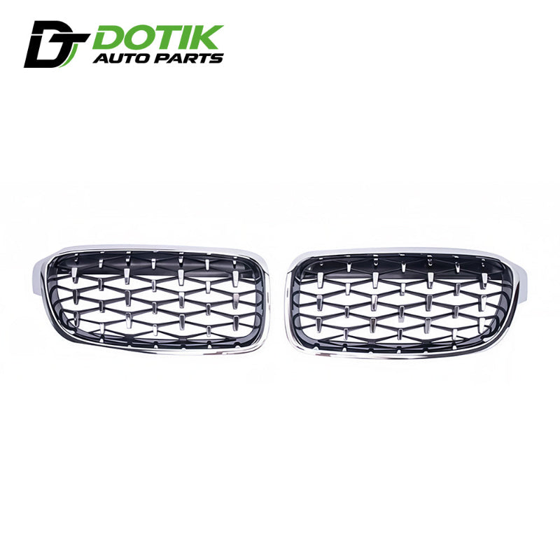 bmw f30 diamond mesh chrome grille