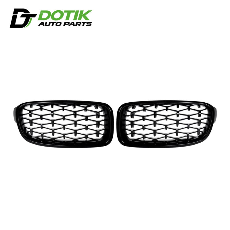bmw f30 diamond mesh gloss black grille