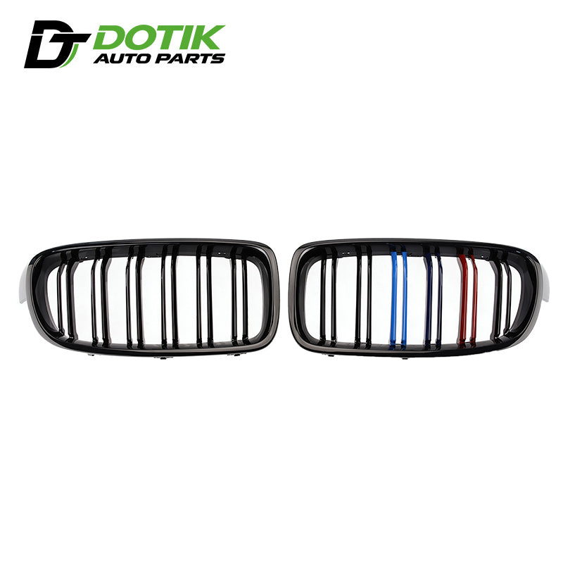 bmw f30 double slat m color grille
