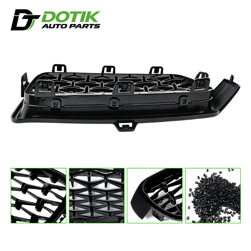 bmw f30 front kidney grille details diamond