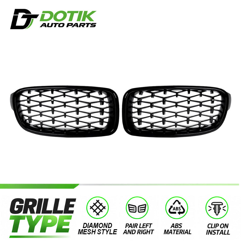 bmw f30 front kidney grille features diamond