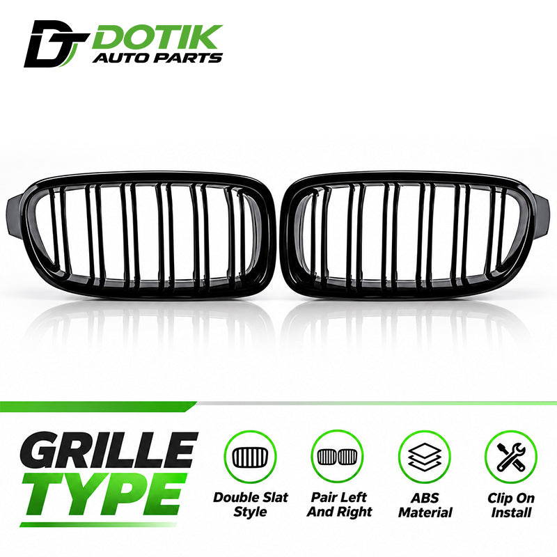 bmw f30 front kidney grille features double