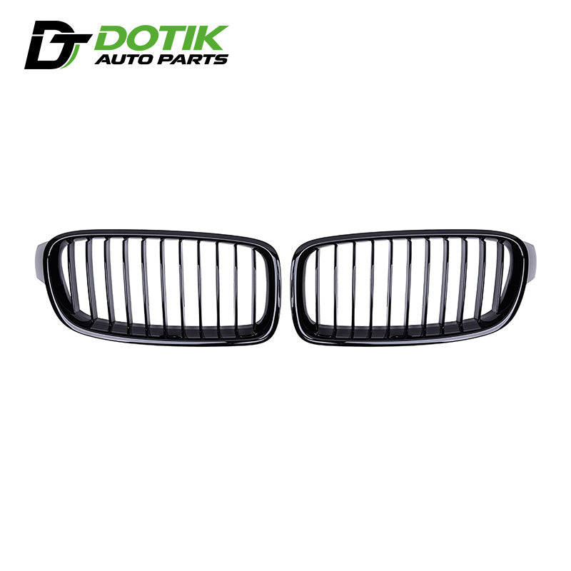 bmw f30 single slat gloss black grille 11 slat