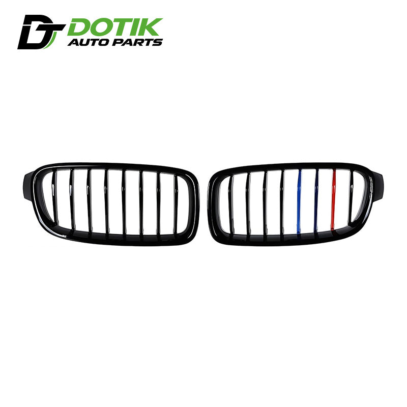 bmw f30 single slat m color grille 8 slat