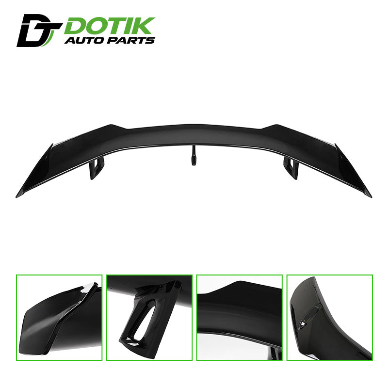 chevrolet camaro rear trunk wing spoiler details
