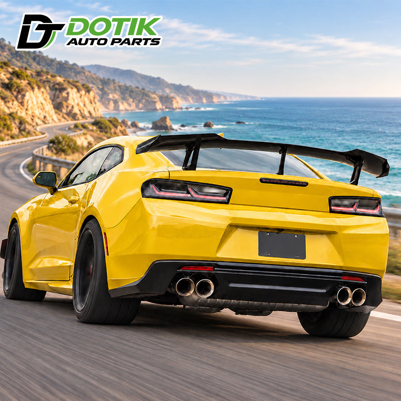 chevrolet camaro rear trunk wing spoiler installation