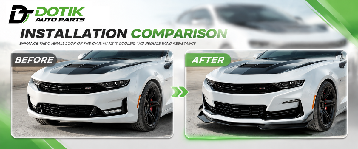 chevy camaro 2016-2024 front splitter banner 1