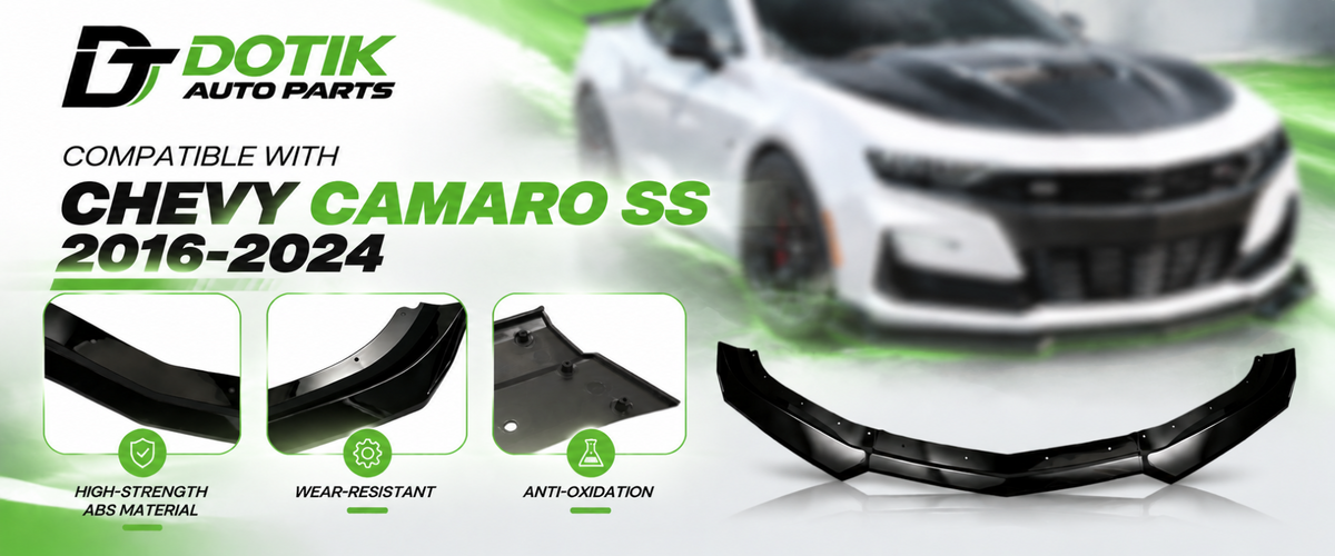 chevy camaro 2016-2024 front splitter banner 4