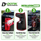 chevy silverado 1500 2019-2026 tail light cover installation guide