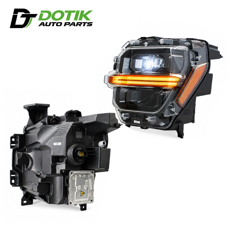 ford f150 led headlights front and back side details