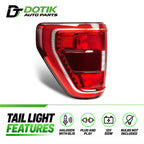 ford f150 tail light features