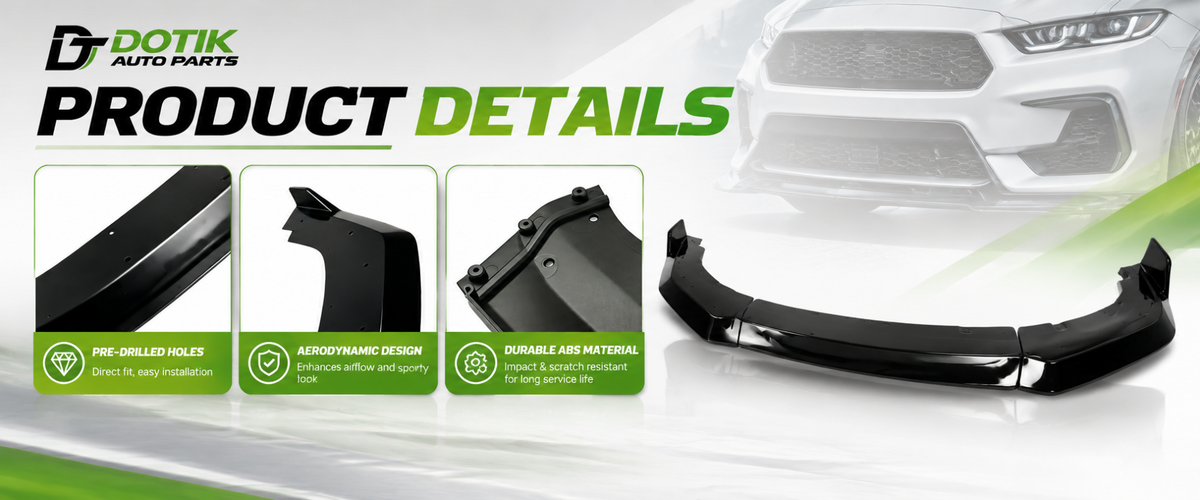 ford mustang 2024-2026 front lip banner 1