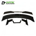 ford mustang wickerbill spoiler gloss black