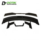 ford mustang wickerbill spoiler gloss black
