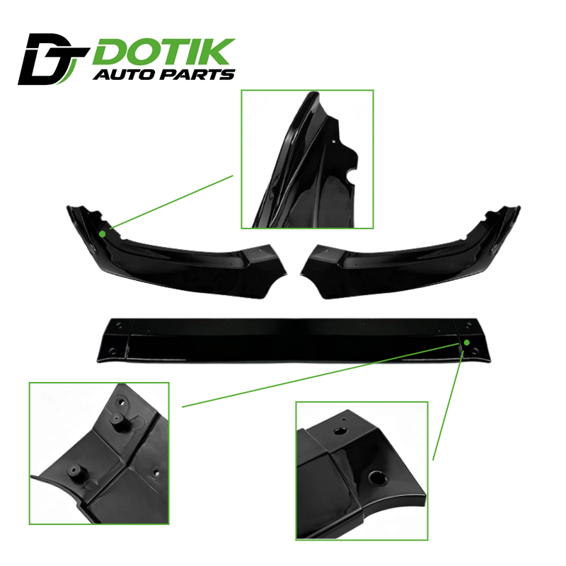 honda civic 2016-2020 front splitter details