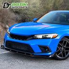 honda civic front bumper lip splitter installation