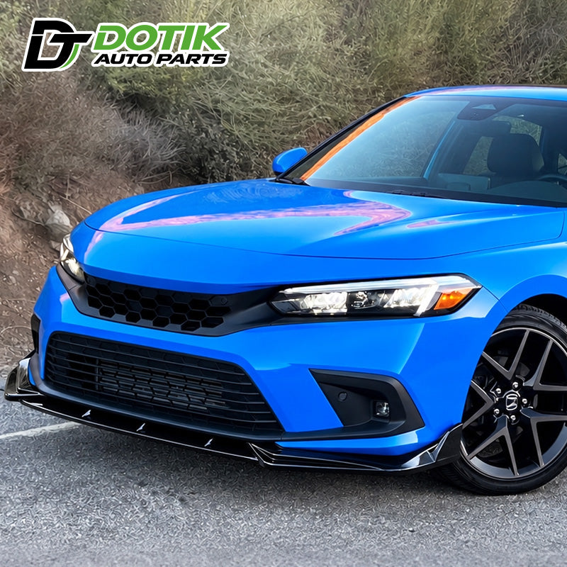 honda civic front bumper lip splitter installation