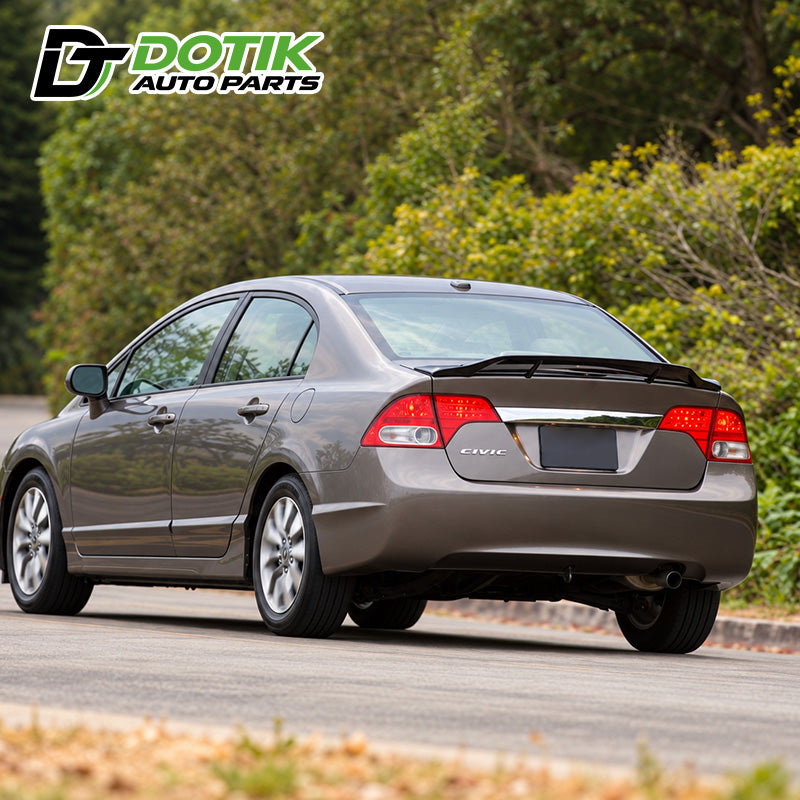 honda civic rear spoiler sedan installation
