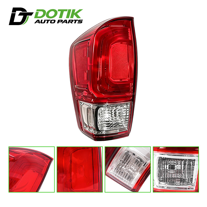 toyota tacoma 2016-2023 tail lights front details